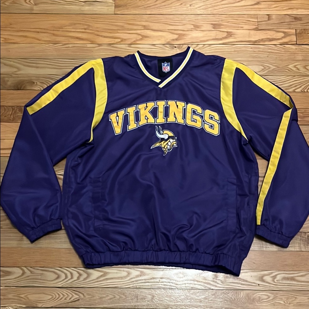 Vikings Purple and Yellow Pullover Jacket